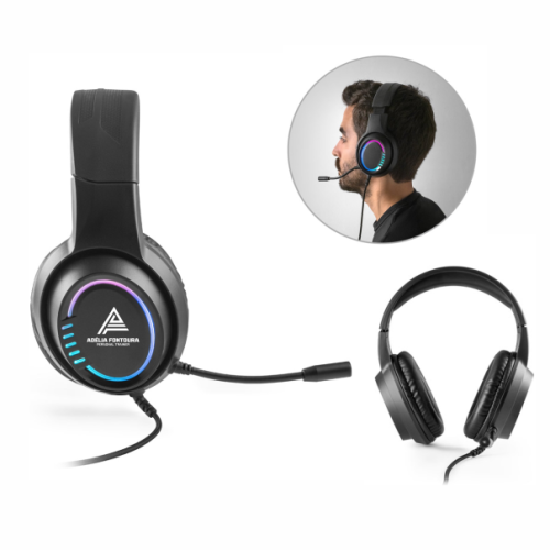 Fones de ouvido para jogos com microfone 