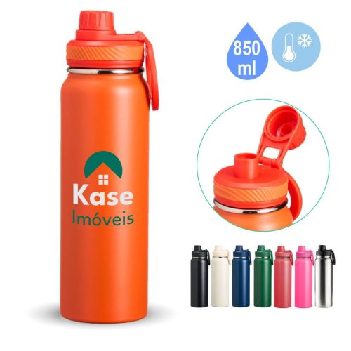 Garrafa inox termica personalizada 18846